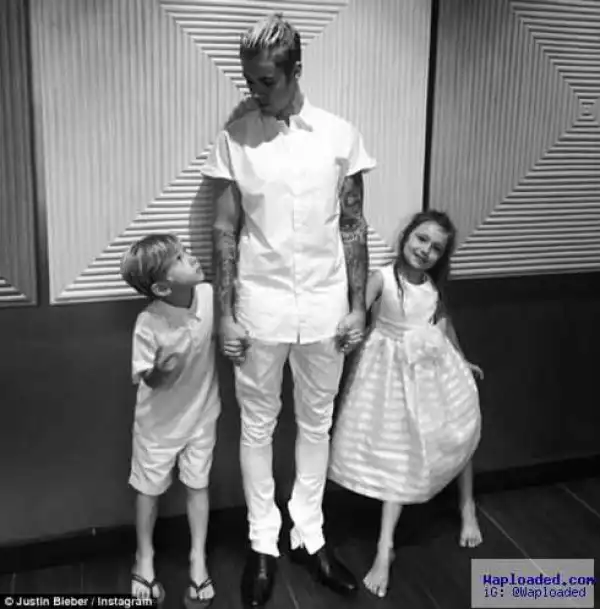 Justin Bieber Shares Adorable Snap With His Brother And Sister